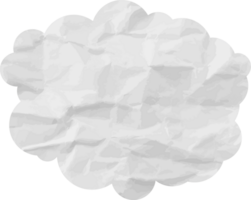 White textured cloud Crop-out Icon png