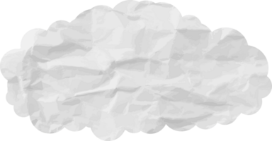 icono de recorte de nube con textura blanca png