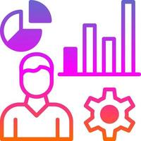 Ux Analytics Vector Icon Design
