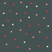 Beautiful color polka dots, winter seamless pattern for decorating wallpaper, wrapping paper, fabric, backdrop etc. vector