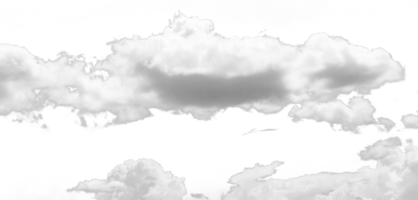 découpe de nuage blanc sur le fond et la texture. png