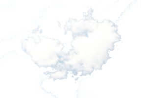 sky with cloud on transparent background png file