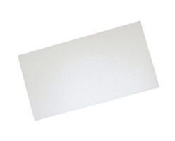 Styrofoam cube isolated on transparent background png file , top view