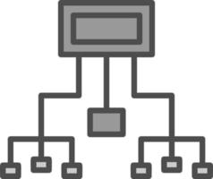 diseño de icono de vector de arquitectura de información