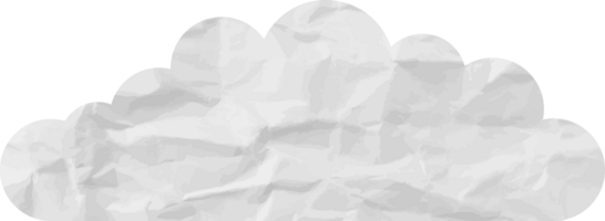 bianca strutturato nube ritagliare icona png