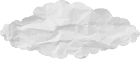 icono de recorte de nube con textura blanca png