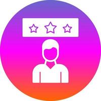 Customer Experience Vector Icon Design