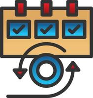 Daily Scrum Vector Icon Design