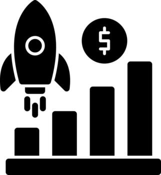 diseño de icono de vector de piratería de crecimiento