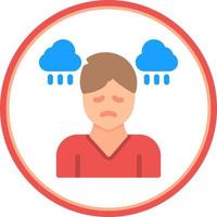 Depression Vector Icon Design