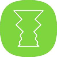 Negative Space Vector Icon Design