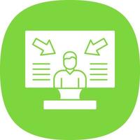 User Centered Design Vector Icon Design