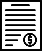 Invoice Vector Icon Design