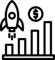 Growth Hacking Vector Icon Design