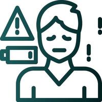 Burnout Vector Icon Design