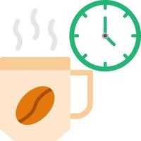 diseño de icono de vector de pausa para el café