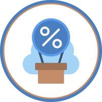 Balloon Loan Vector Icon Design