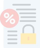 Fixed Interest Vector Icon Design