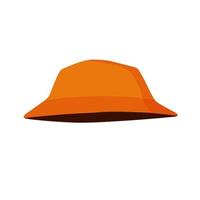 sombrero panamá tocado de verano para hombre. ropa accesoria. vector