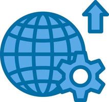 Global Progress Vector Icon Design