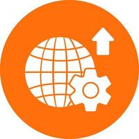 Global Progress Vector Icon Design