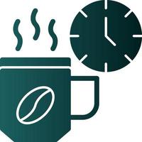 diseño de icono de vector de pausa para el café