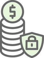 Funds Protection Vector Icon Design