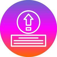Get On Top Vector Icon Design