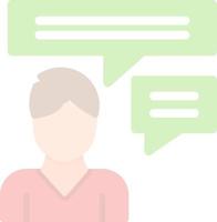 Inner Dialogue Vector Icon Design