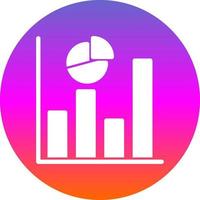 Market Forecast Vector Icon Design