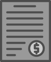 Invoice Vector Icon Design