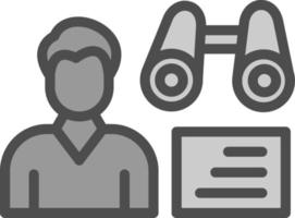 Opportunities Searching Vector Icon Design