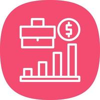 Growing Business Vector Icon Design