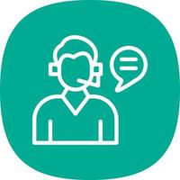 Customer Service Vector Icon Design