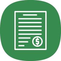 Invoice Vector Icon Design