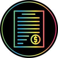 Invoice Vector Icon Design