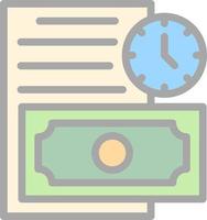 Long Term Debt Vector Icon Design