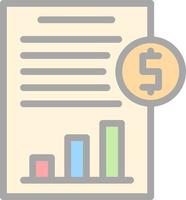 Cash Flow Statement Vector Icon Design