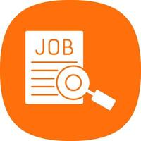 Job Searching Vector Icon Design