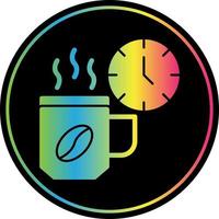 diseño de icono de vector de pausa para el café