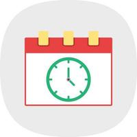 Deadline Vector Icon Design