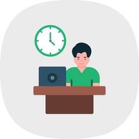 Office Life Vector Icon Design