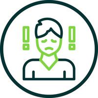 Anxiety Vector Icon Design