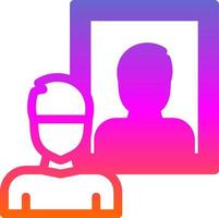 Narcissism Vector Icon Design