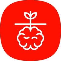 Mental Growth Vector Icon Design