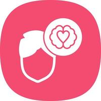 Emotional intelligence Vector Icon Design