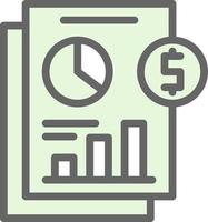 Financial Statements Vector Icon Design