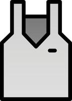 Tank Top Vector Icon Design