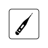 Body thermometer icon vector design