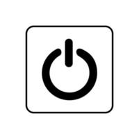 Power button icon vector design